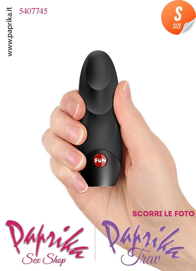Stimolatore Clitoride Vibratore Potente 12 Velocità Silicone Nero 10 cm Pila