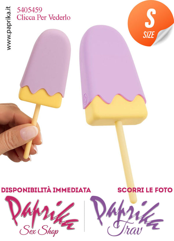 Gelato Vibrante Stimolatore Clitoride 10 Velocità Silicone Ricarica Usb
