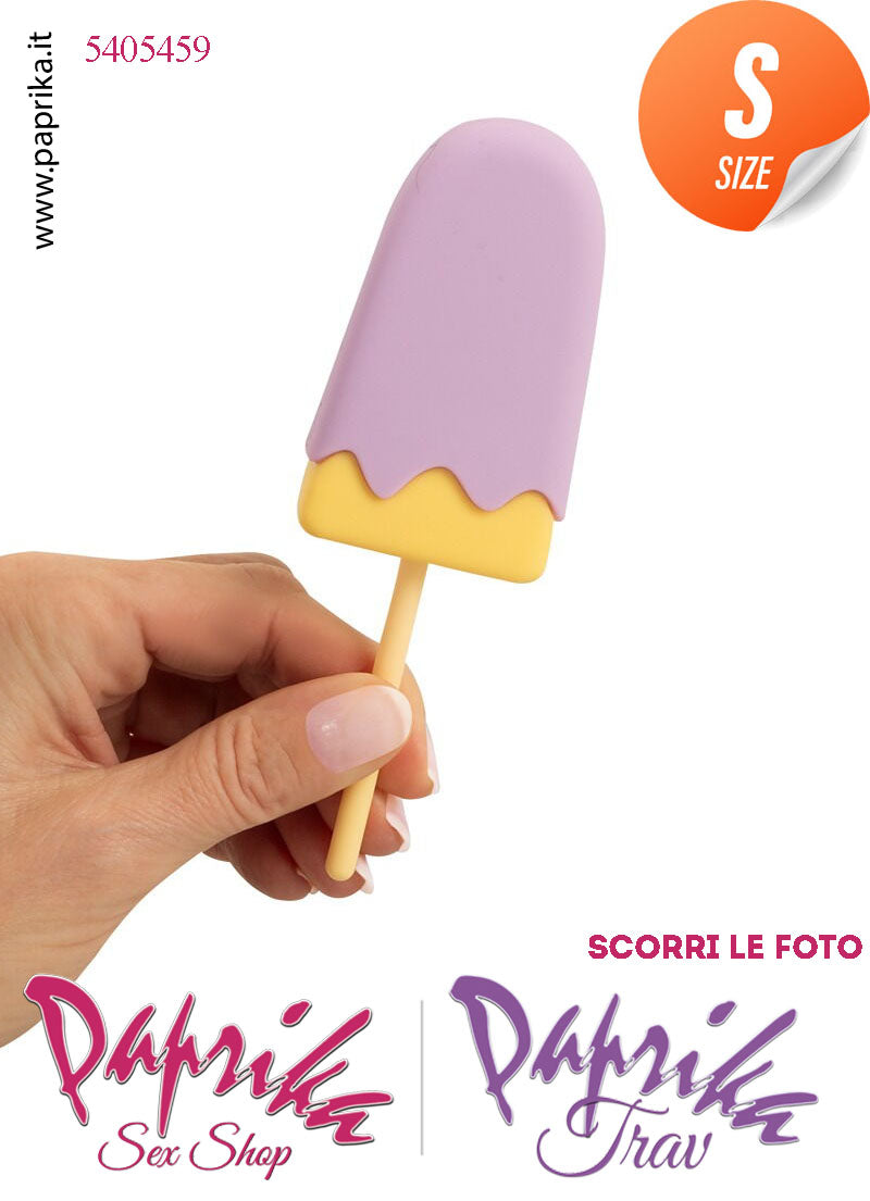 Gelato Vibrante Stimolatore Clitoride 10 Velocità Silicone Ricarica Usb