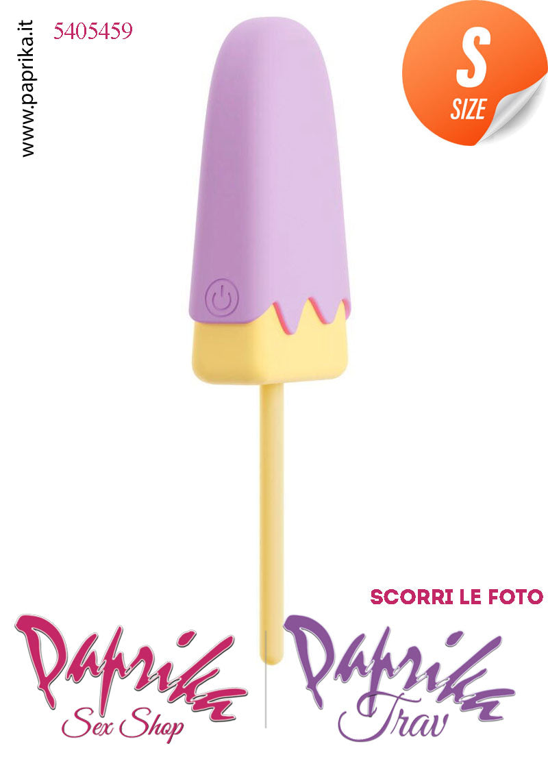 Gelato Vibrante Stimolatore Clitoride 10 Velocità Silicone Ricarica Usb