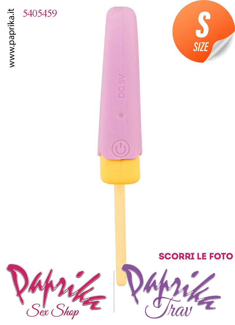 Gelato Vibrante Stimolatore Clitoride 10 Velocità Silicone Ricarica Usb