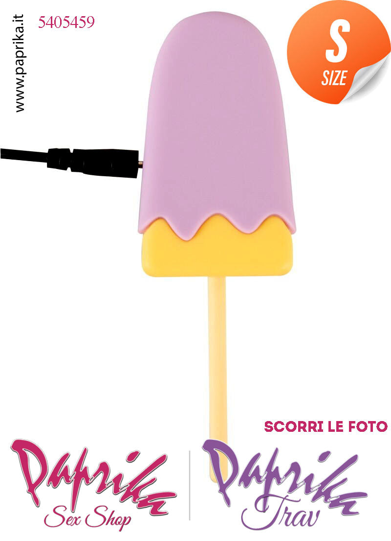 Gelato Vibrante Stimolatore Clitoride 10 Velocità Silicone Ricarica Usb