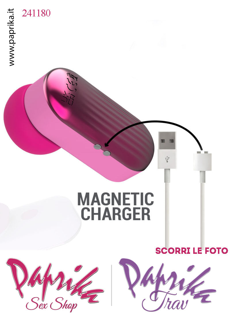 Mini Succhia Clitoride Tapping Tocco & Lingua 3 in 1 Silicone 5 Velocità