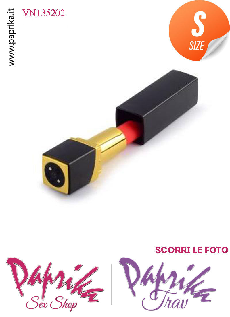 Rossetto Stimolatore Vibratore Clitoride Delicato 10 Velocità Silicone 9 cm