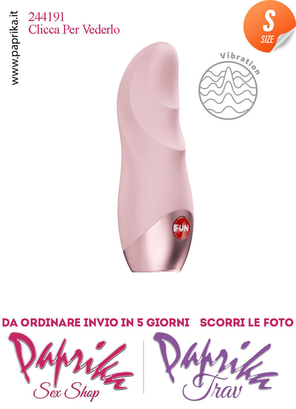Stimolatore Clitoride Vibratore Potente 12 Velocità Silicone Rosa 10 cm Pila