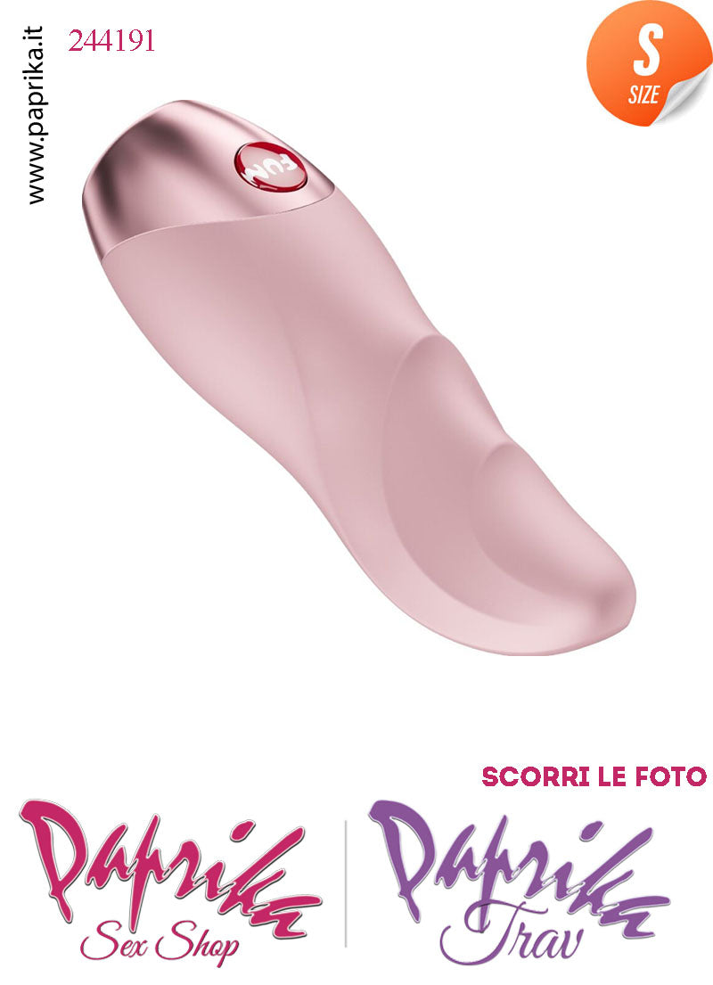 Stimolatore Clitoride Vibratore Potente 12 Velocità Silicone Rosa 10 cm Pila