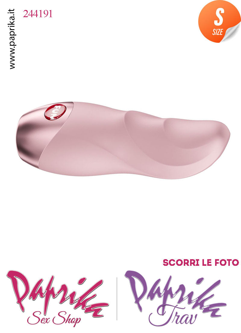 Stimolatore Clitoride Vibratore Potente 12 Velocità Silicone Rosa 10 cm Pila