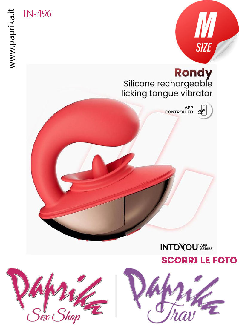 Stimolatore Clitoride Lingua Vibratore Interno Punto G App Control Rotondo Chiudibile