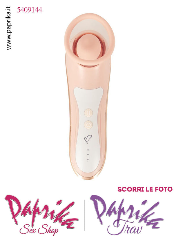 Stimolatore Clitorideo Tocco Tapping Air Pulse 7 + 3 Velocità Coppetta Trasparente