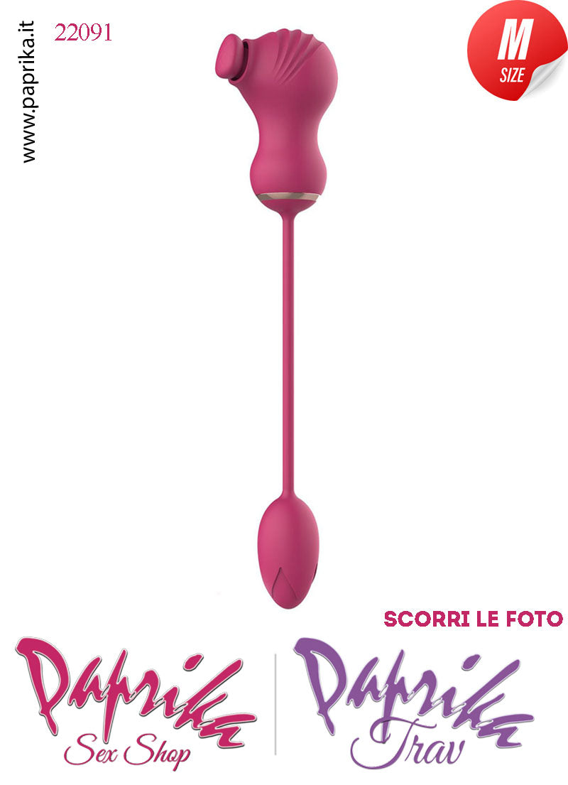 Stimolatore Tocco Tapping Clitoride Ovulo Vaginale Silicone Ø 32