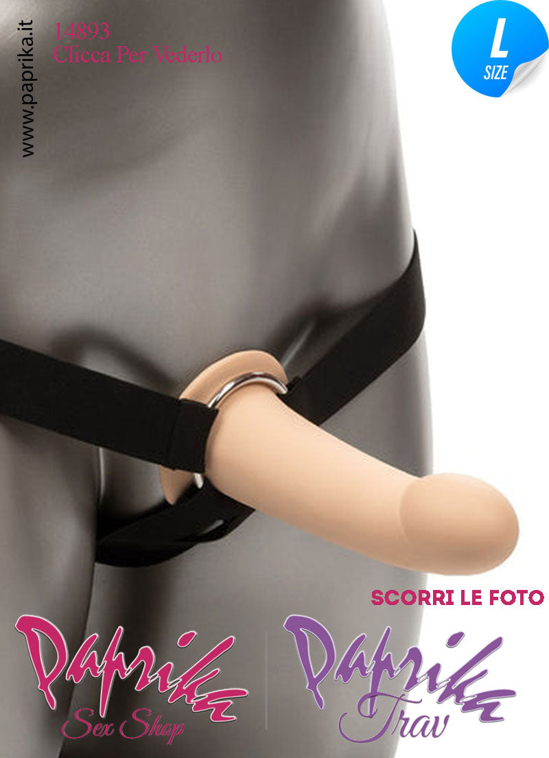 Strap-On Maschile Protesi Vuota Non Vibrante 16 cm Ø Interno 35