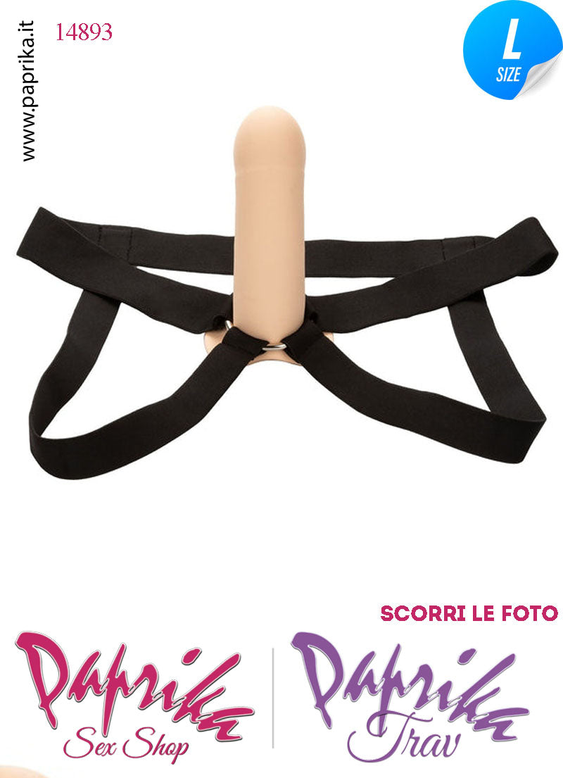 Strap-On Maschile Protesi Vuota Non Vibrante 16 cm Ø Interno 35