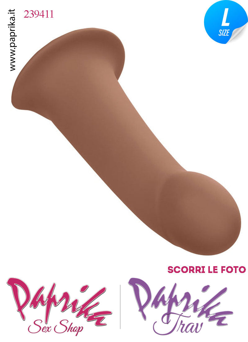 Strap-On Maschile Protesi Vuota Mulatto Non Vibrante 16 cm Ø Interno 35