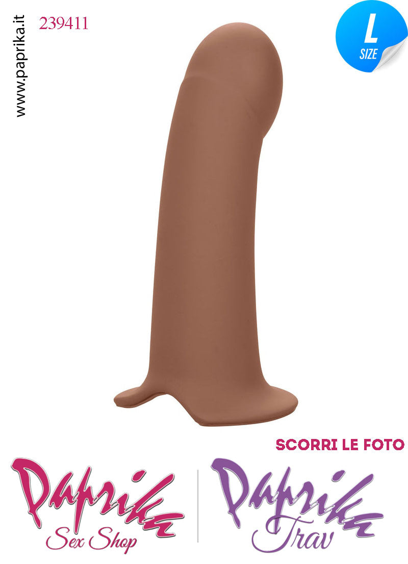 Strap-On Maschile Protesi Vuota Mulatto Non Vibrante 16 cm Ø Interno 35