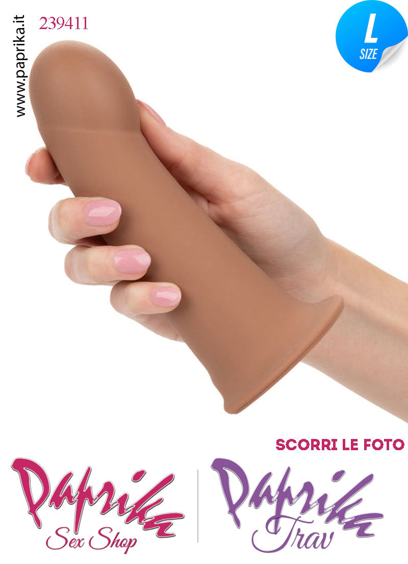 Strap-On Maschile Protesi Vuota Mulatto Non Vibrante 16 cm Ø Interno 35