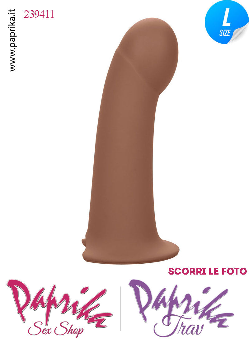 Strap-On Maschile Protesi Vuota Mulatto Non Vibrante 16 cm Ø Interno 35