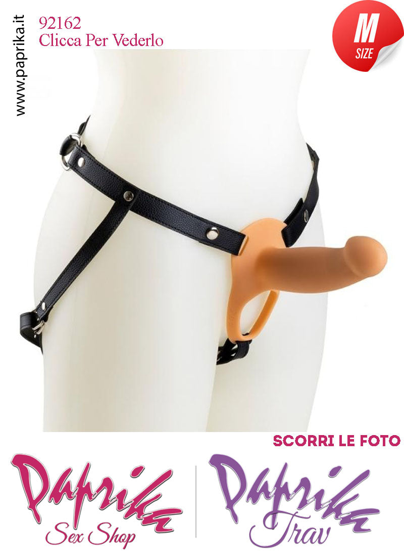 Strap-On Maschile Protesi Vuota Non Vibrante 14 cm Ø Interno 35