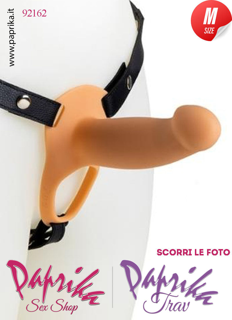 Strap-On Maschile Protesi Vuota Non Vibrante 14 cm Ø Interno 35
