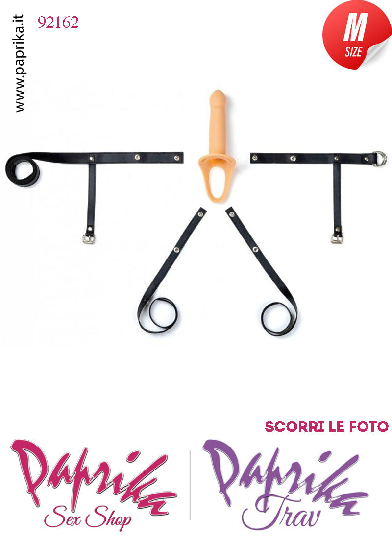 Strap-On Maschile Protesi Vuota Non Vibrante 14 cm Ø Interno 35