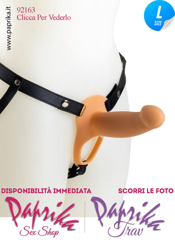 Strap-On Maschile Protesi Vuota Non Vibrante 18 cm Ø Interno 40