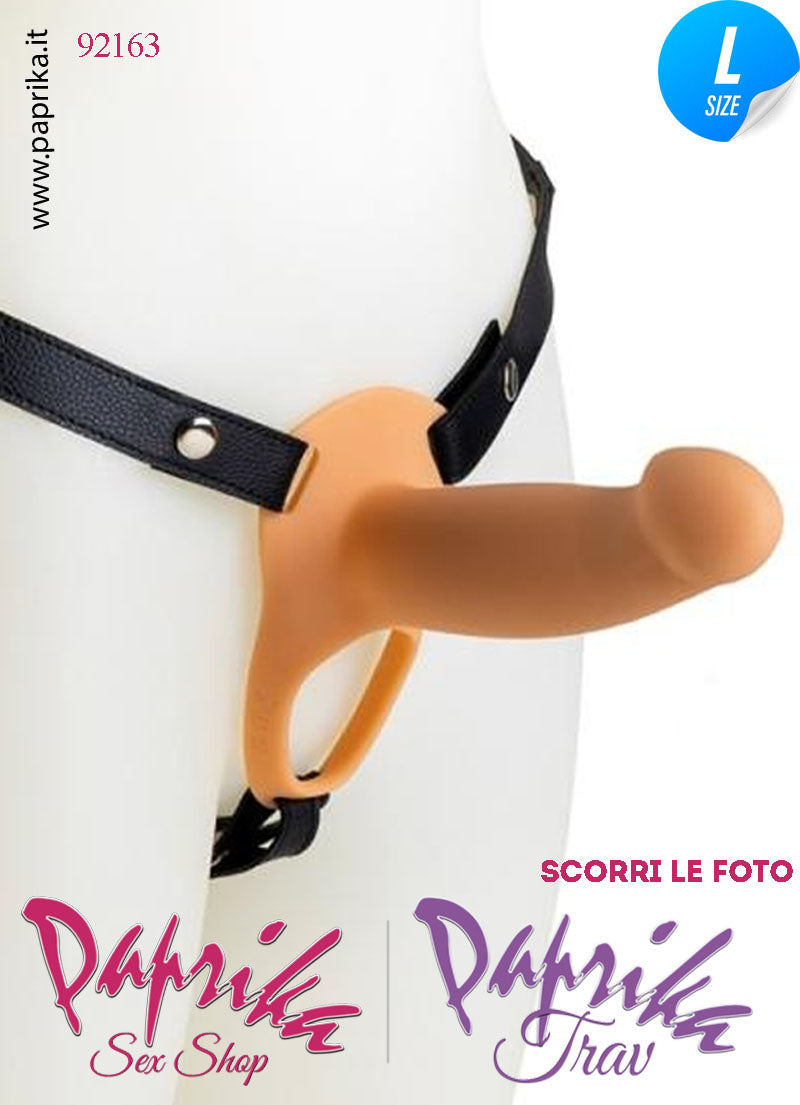 Strap-On Maschile Protesi Vuota Non Vibrante 18 cm Ø Interno 40