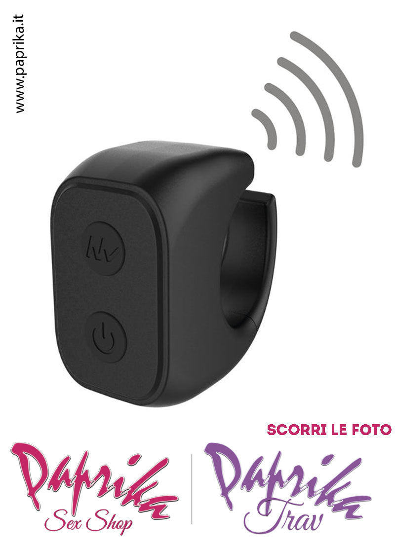 Strap-On Maschile Nero Protesi Cavo Prolunga 20 cm Ø 40 Vibrante Telecomando