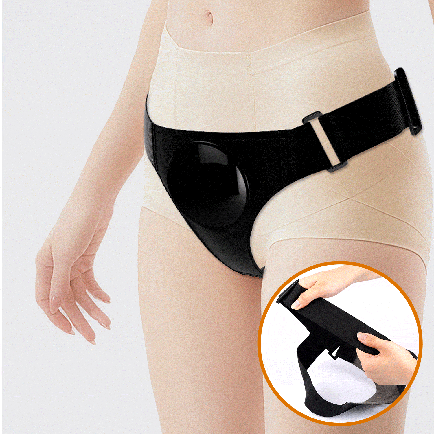 Strap-On Unisex Fallo Large Non Vibrante Eiaculazione Schizzo 19 cm Ø 35/40