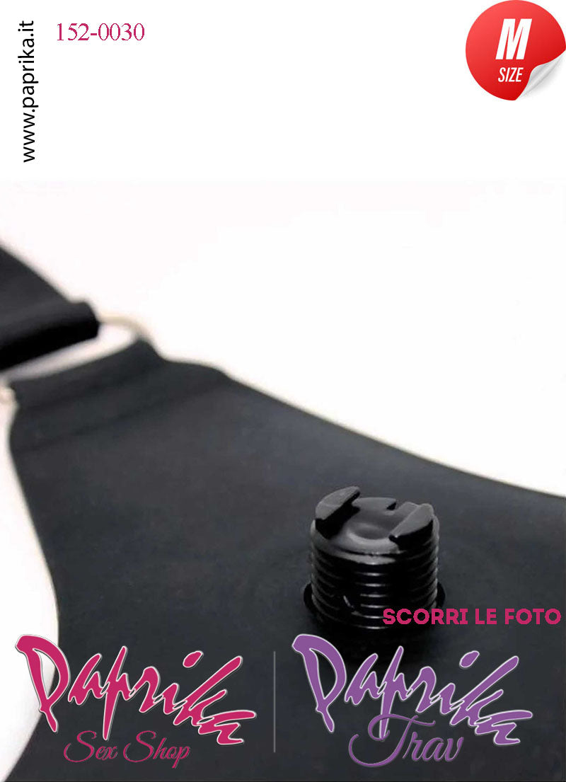 Strap-On Fallo Medium Non Vibrante 14 cm Ø 35 Mutanda Silicone Regolabile