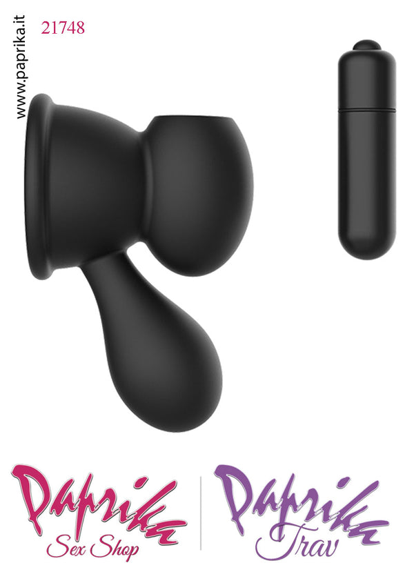 Coppia Succhia Capezzoli Vibrante Pompette Aculei Interni Pile