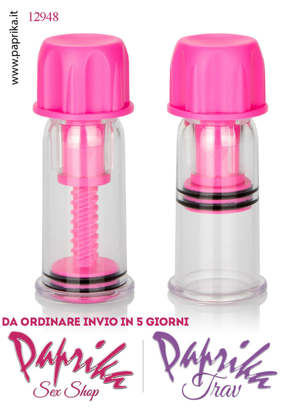 Pompette Succhia Capezzoli Sottovuoto Vacuum Vite Potente 10 cm Ø 27