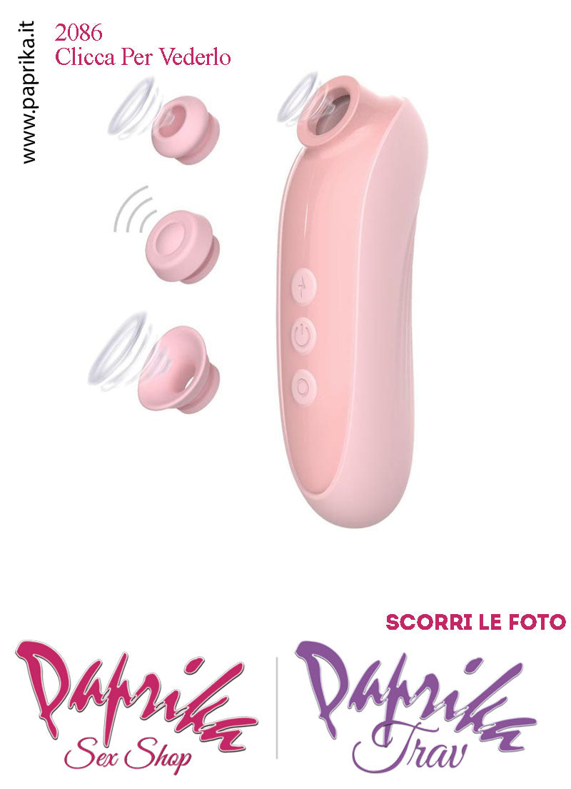Succhia Clitoride 3 Testine Intercambiabili 10 Velocità Boost Acceleration