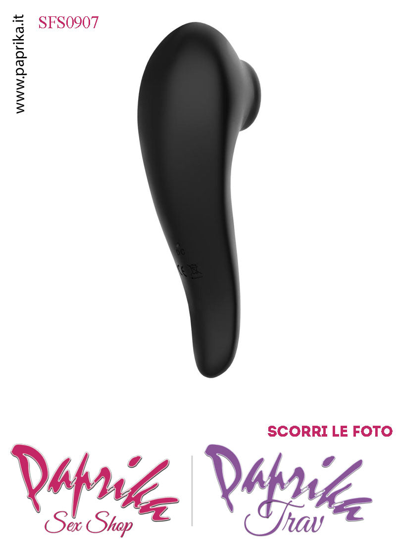 Succhia Clitoride Sagomato Ergonomico Inserto Oro 10 Velocità