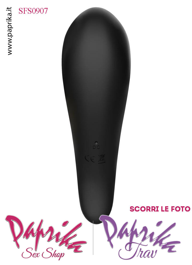 Succhia Clitoride Sagomato Ergonomico Inserto Oro 10 Velocità