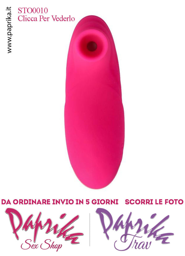 Succhia Clitoride Stimolatore Clitorideo Rosa 10 Velocità Ricaricabile