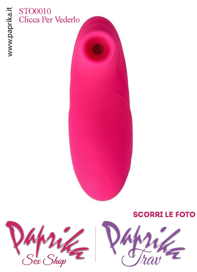 Succhia Clitoride Stimolatore Clitorideo Rosa 10 Velocità Ricaricabile