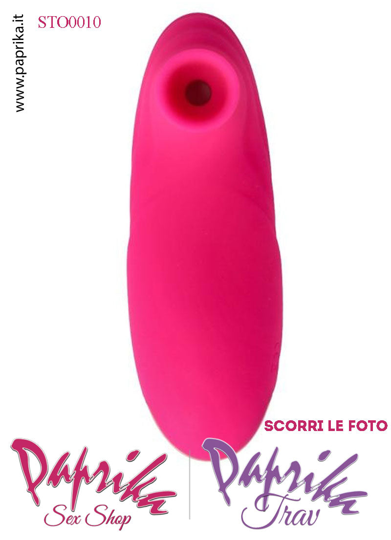 Succhia Clitoride Stimolatore Clitorideo Rosa 10 Velocità Ricaricabile