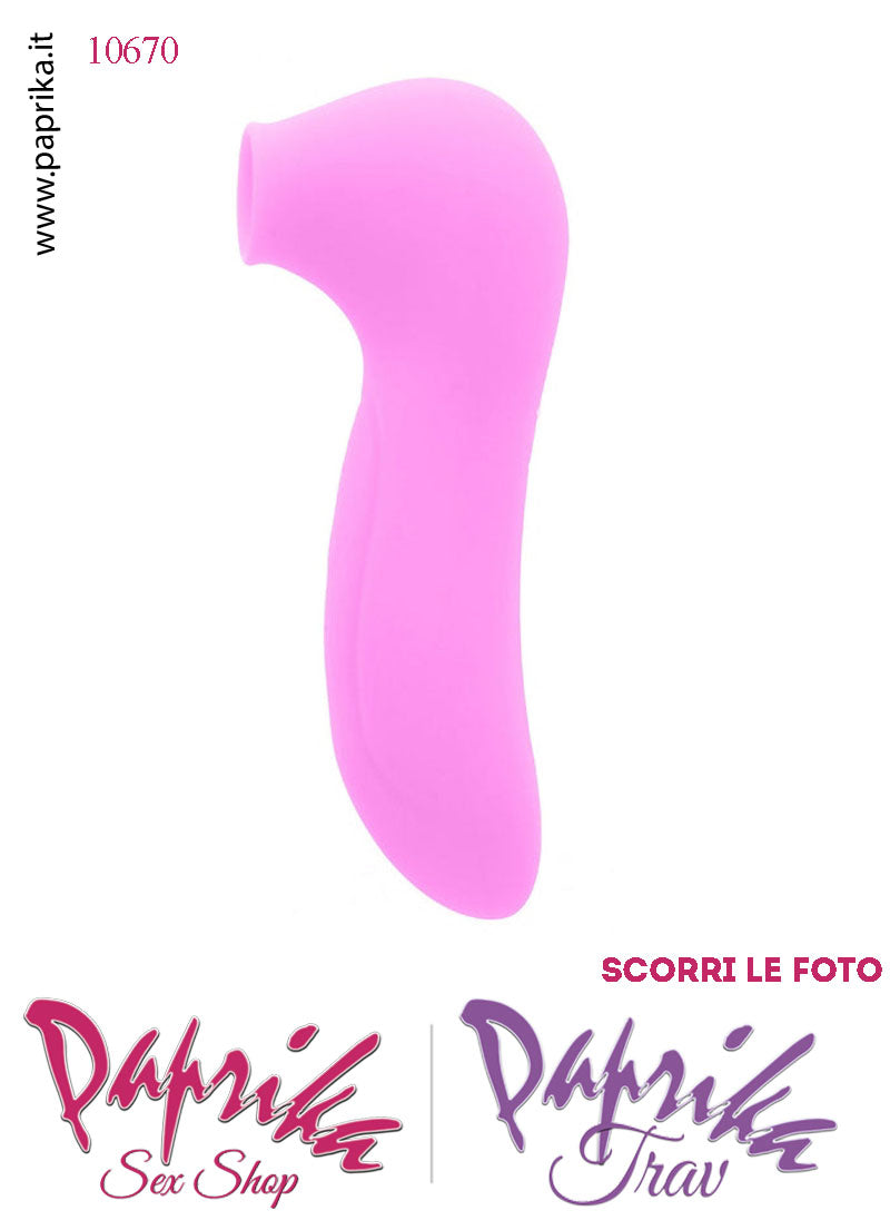 Succhia Clitoride Stimolatore Clitorideo 7 Velocità Rosa Ricaricabile