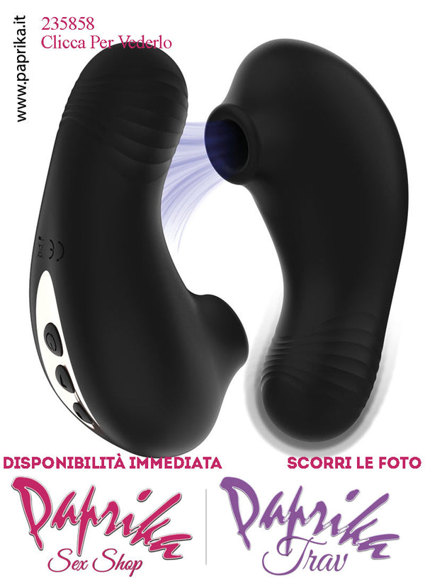 Succhia Clitoride & Vibratore Stimolatore Clitoride 7 Velocità Nero