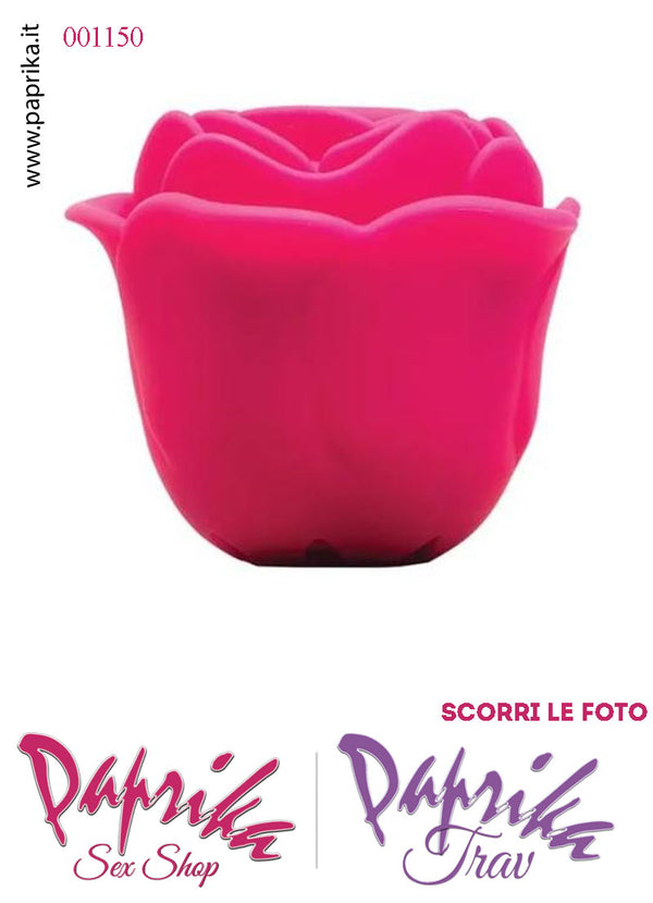 Succhia Clitoride Rosa Petali Stimolatore Clitorideo 10 Velocità Fucsia