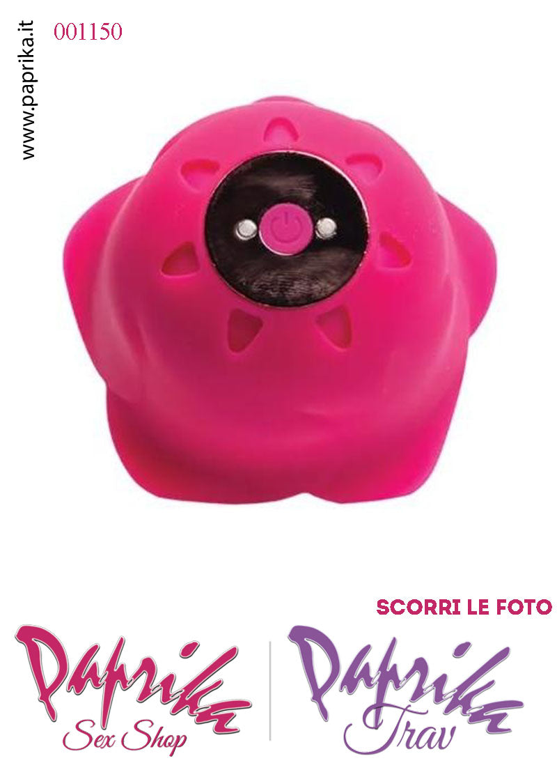 Succhia Clitoride Rosa Petali Stimolatore Clitorideo 10 Velocità Fucsia