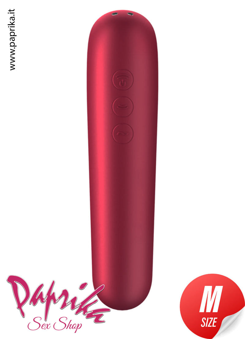 Succhia Clitoride & Vibrante da Inserire Dual Love App Control