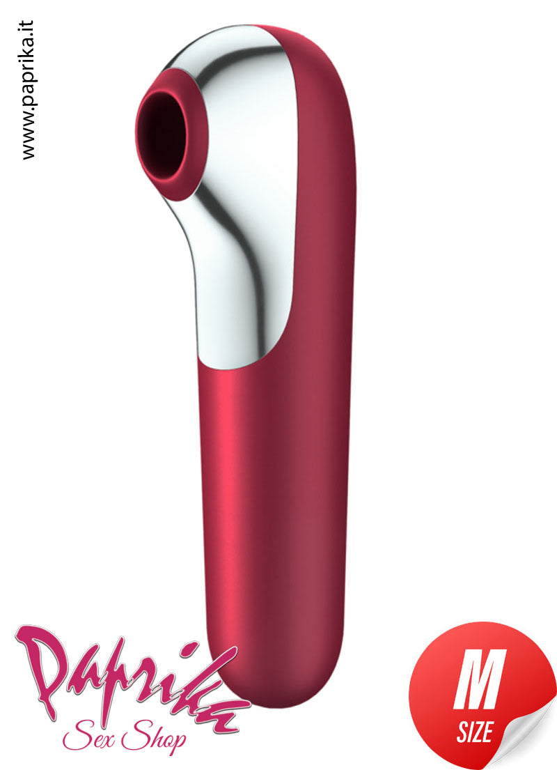 Succhia Clitoride & Vibrante da Inserire Dual Love App Control