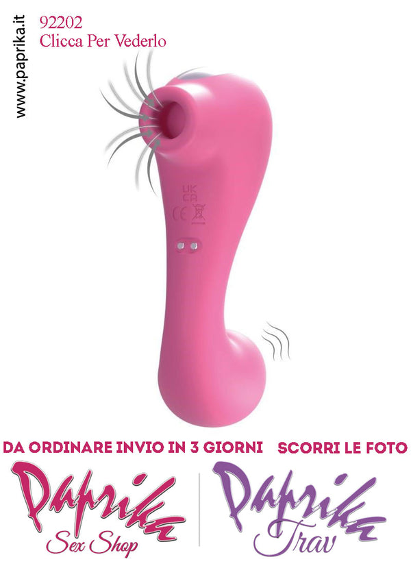 Succhia Clitoride & Vibratore Stimolatore Clitorideo 10 + 10 Velocità App Control Globo