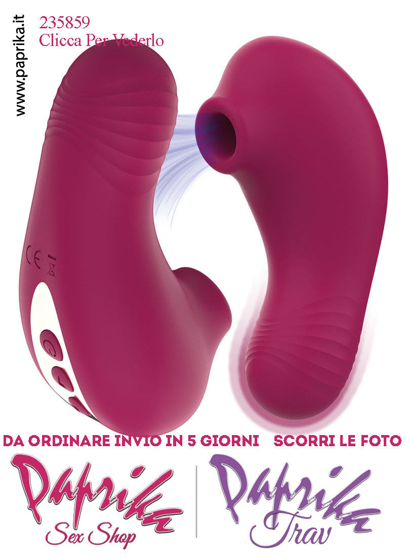Succhia Clitoride & Vibratore Stimolatore Clitoride 7 Velocità Fucsia