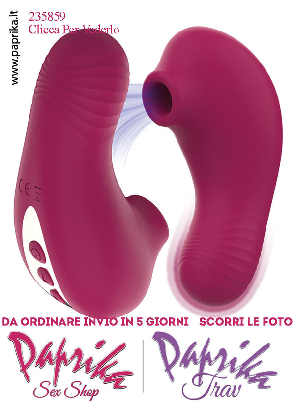 Succhia Clitoride & Vibratore Stimolatore Clitoride 7 Velocità Fucsia