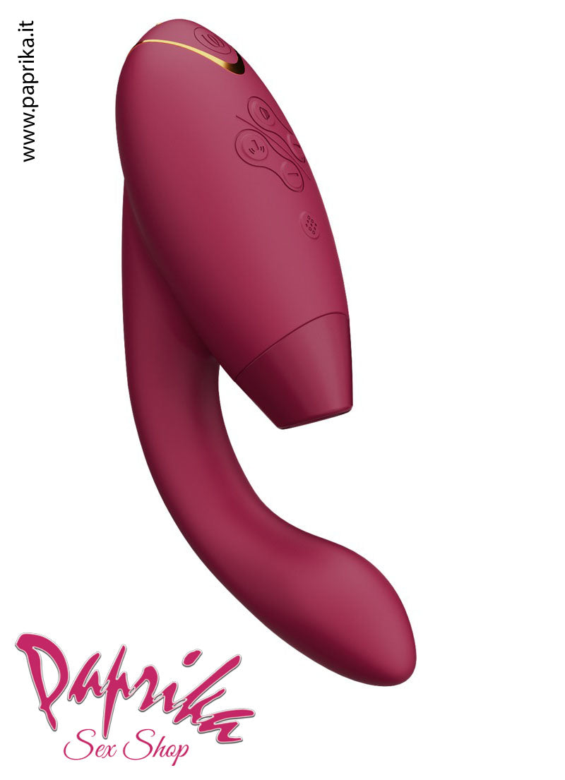 Succhia Clitoride Womanizer Duo 2 e Vibratore 11 cm Ø 35 Punto G