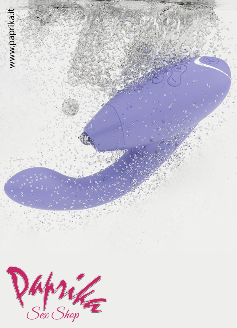 Succhia Clitoride Womanizer Duo 2 e Vibratore 11 cm Ø 35 Punto G