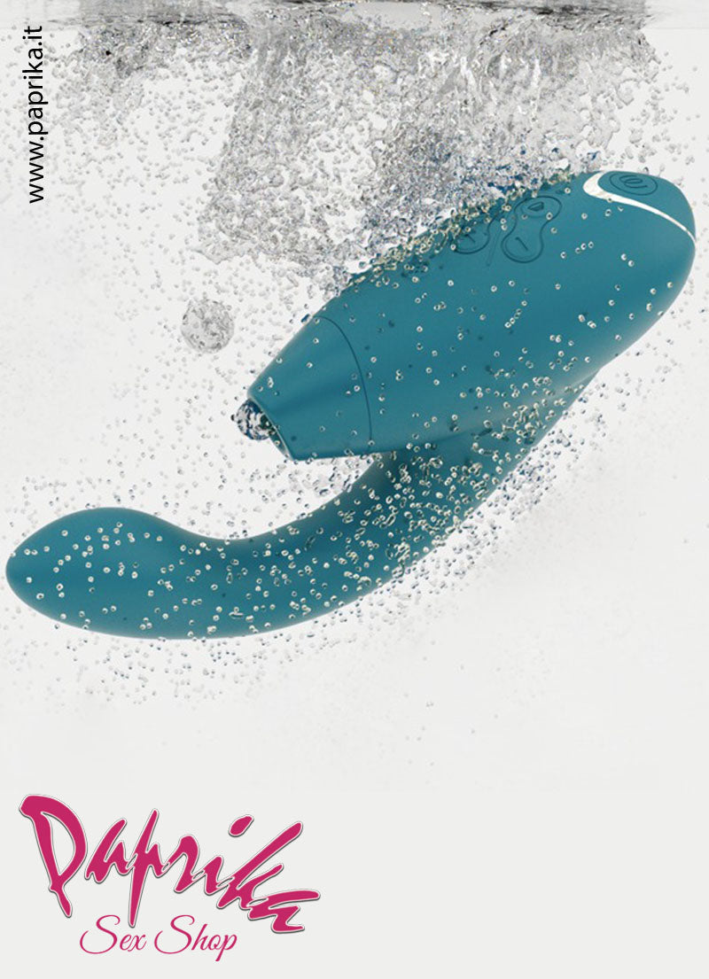 Succhia Clitoride Womanizer Duo 2 e Vibratore 11 cm Ø 35 Punto G