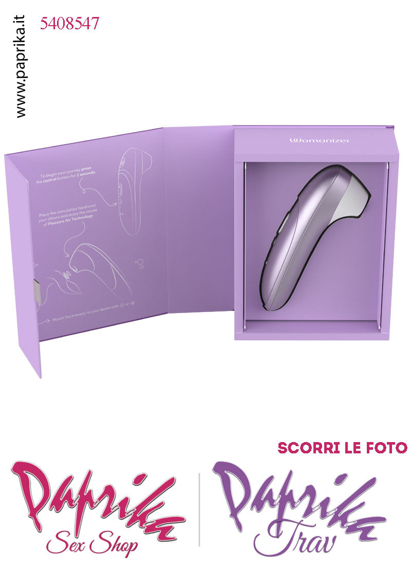 Succhia Clitoride Stimolatore Clitorideo 11 Velocità Womanizer Pro Viola