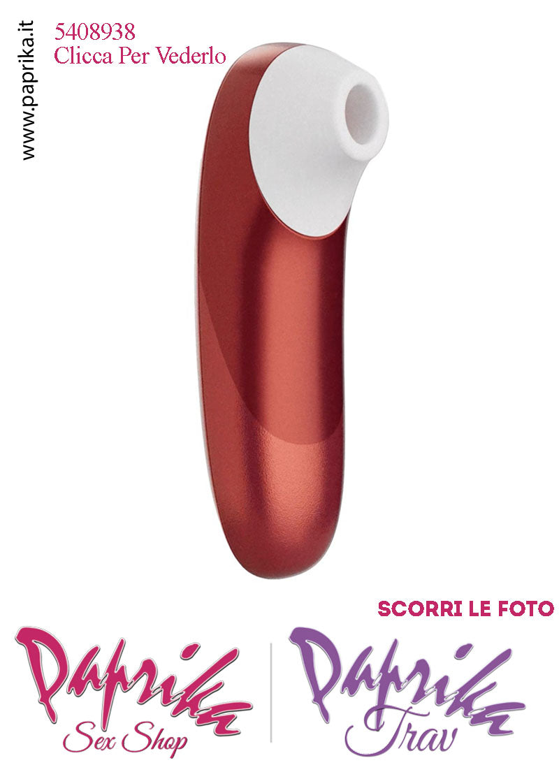 Succhia Clitoride Stimolatore Clitorideo 11 Velocità Womanizer Pro Rosso